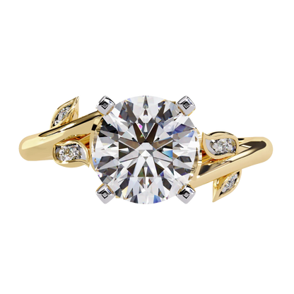 Nature-Inspired Solitaire Diamond Ring Carat Link Jewels