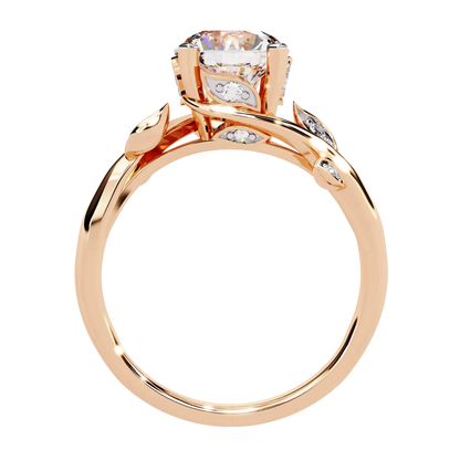 Nature-Inspired Solitaire Diamond Ring Carat Link Jewels