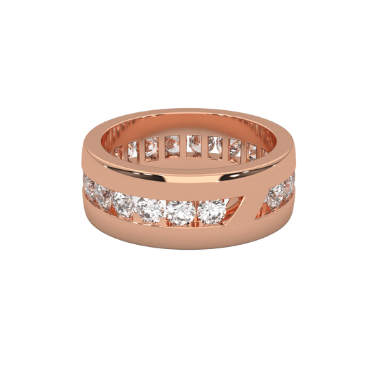 Channel Set Diamond Band