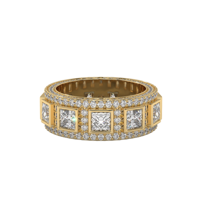 Regal Square Diamond Band