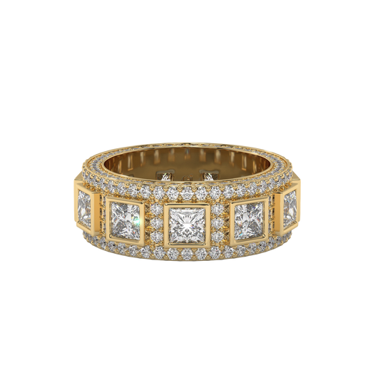 Regal Square Diamond Band
