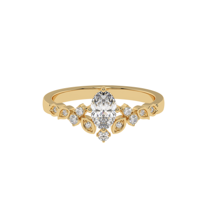 Vintage Tiara Oval Ring - Caratlink