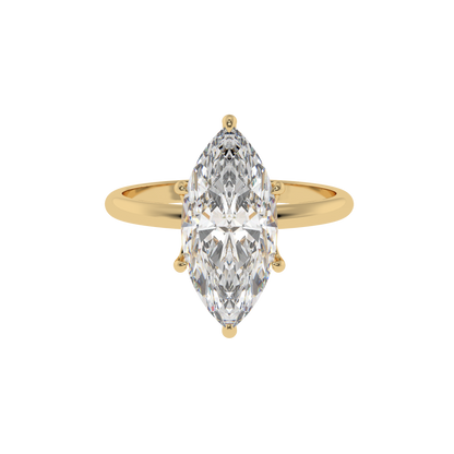 Royal Bloom Marquise Solitaire Ring - Caratlink