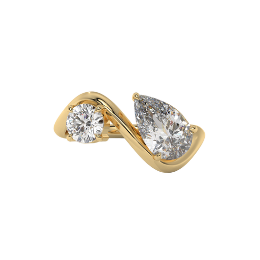 Dual Harmony Diamond Ring