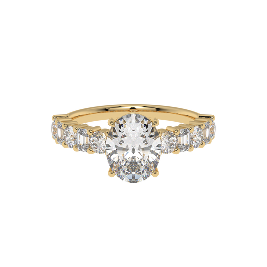Radiant Symphony OVAL Diamond Ring - Caratlink