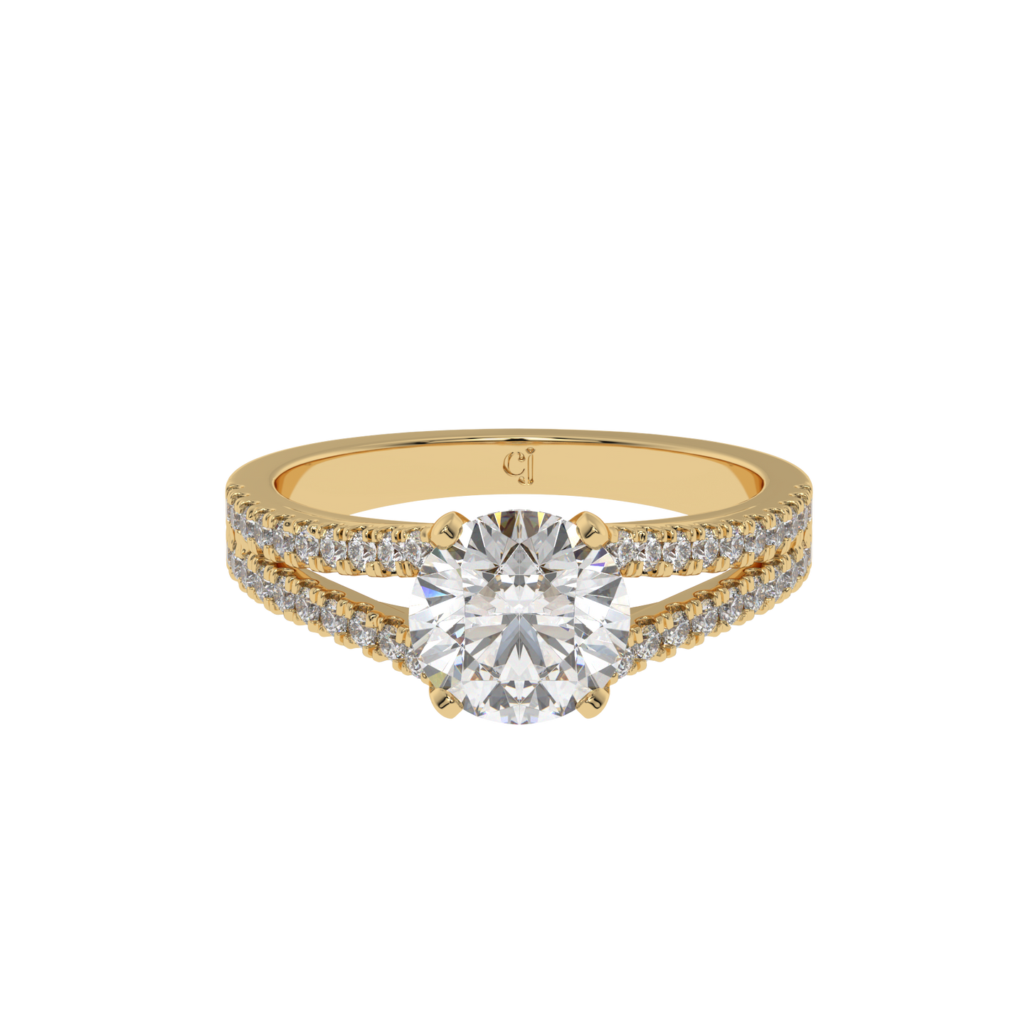 Celestia Split Shank Ring - Caratlink