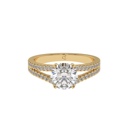 Celestia Split Shank Ring - Caratlink