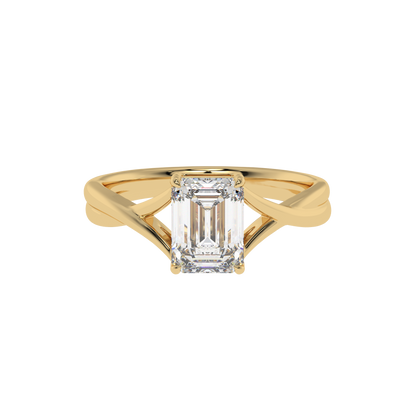 Twisted Harmony Emerald Ring - Caratlink