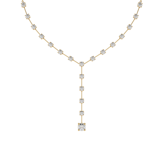 Lunara Diamond Drop Y-Necklace Caratlink