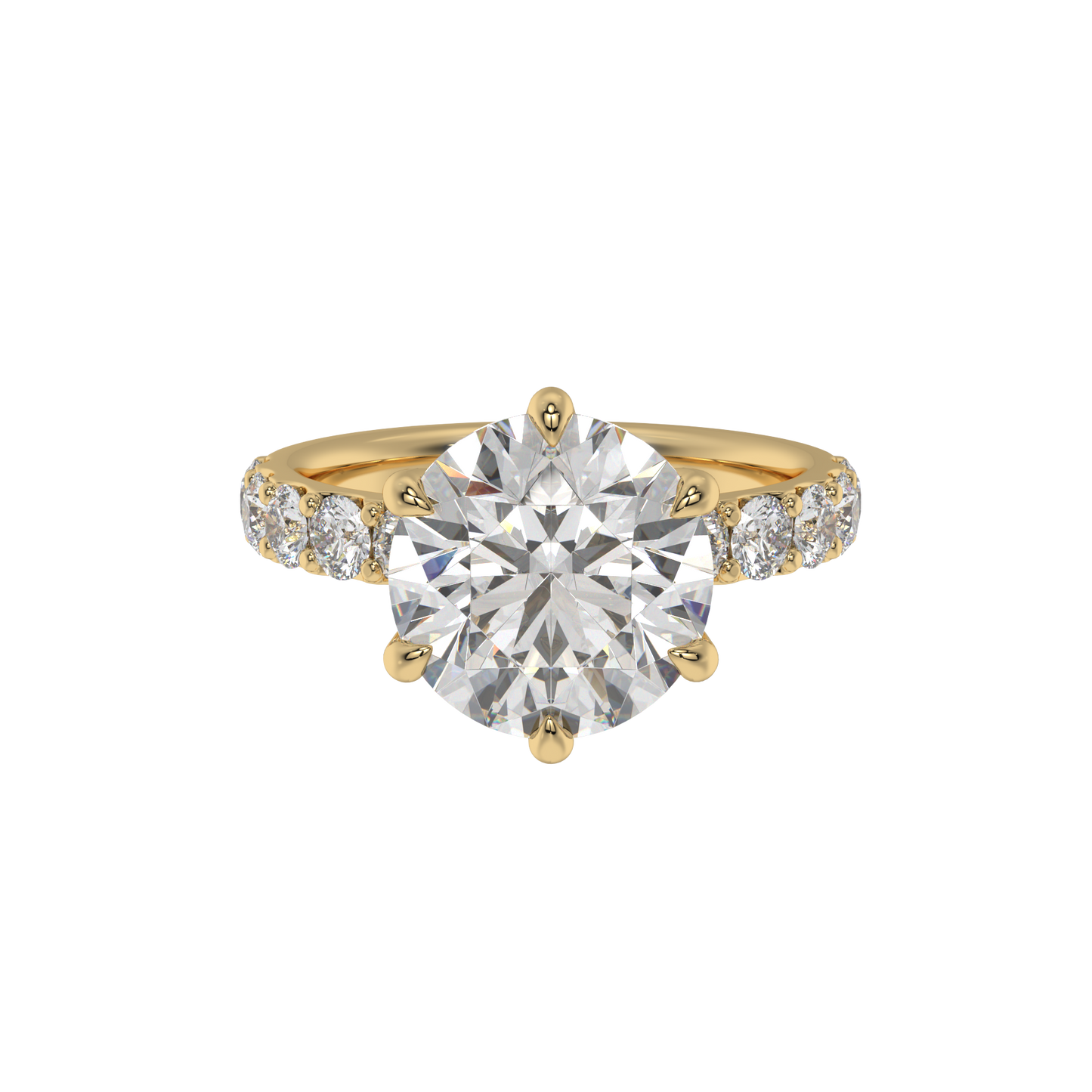 Aurora Crown Diamond Ring - Caratlink