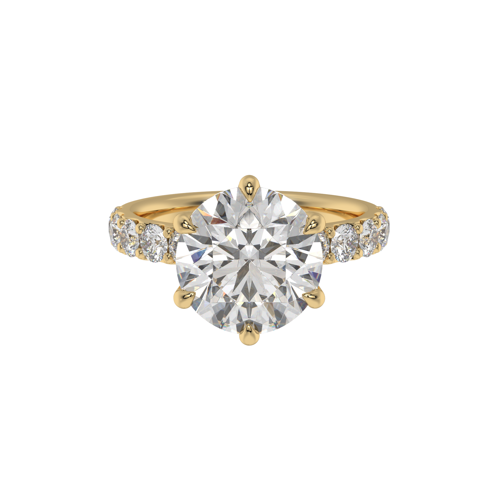 Aurora Crown Diamond Ring - Caratlink
