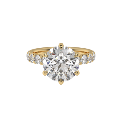 Aurora Crown Diamond Ring - Caratlink