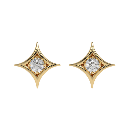 Starlight Solitaire Studs CaratLink