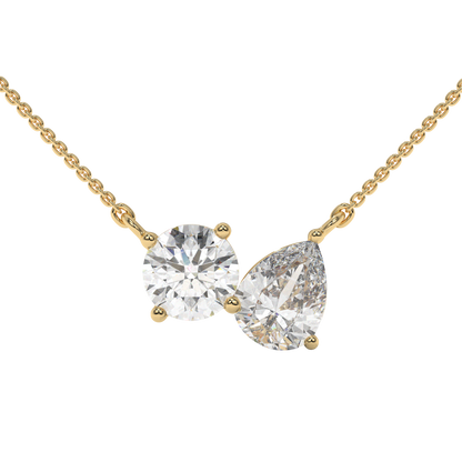 Twin Spark Pendant Necklace CaratLink