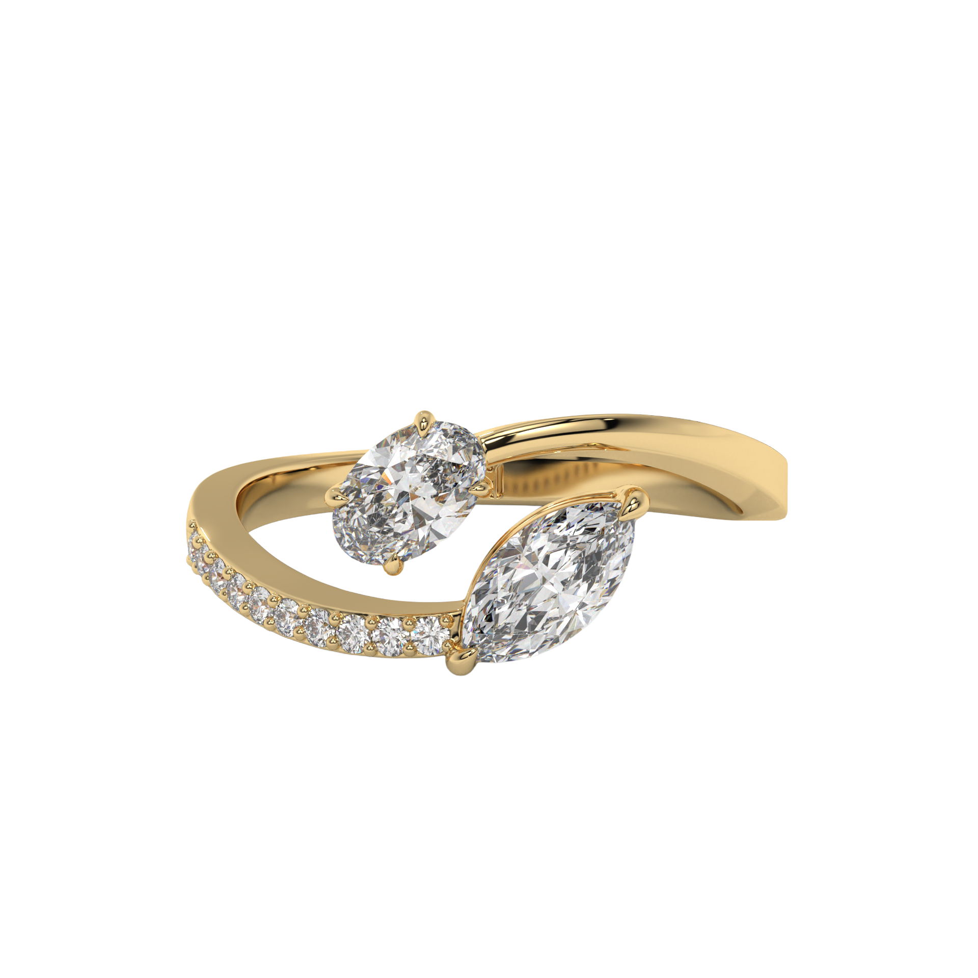 Twin Radiance Diamond Ring Caratlink