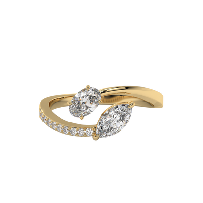 Twin Radiance Diamond Ring Caratlink