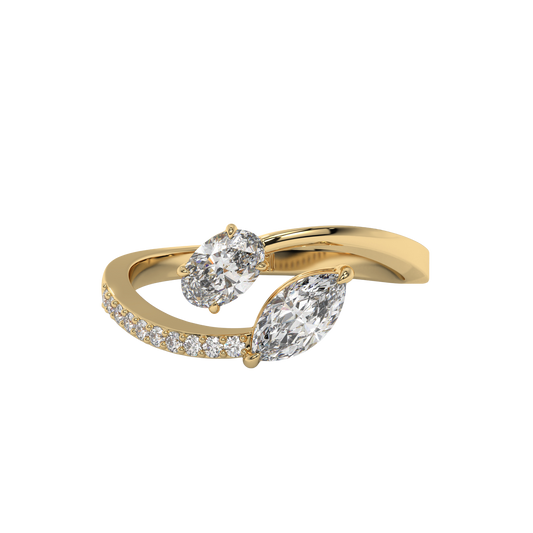 Twin Radiance Diamond Ring