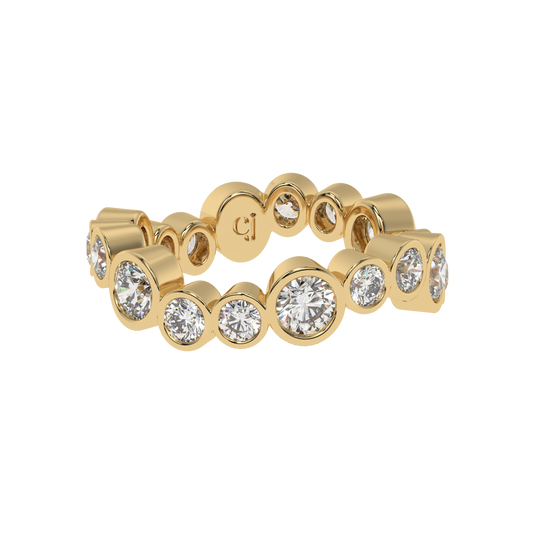 Celeste Bezel Diamond Band