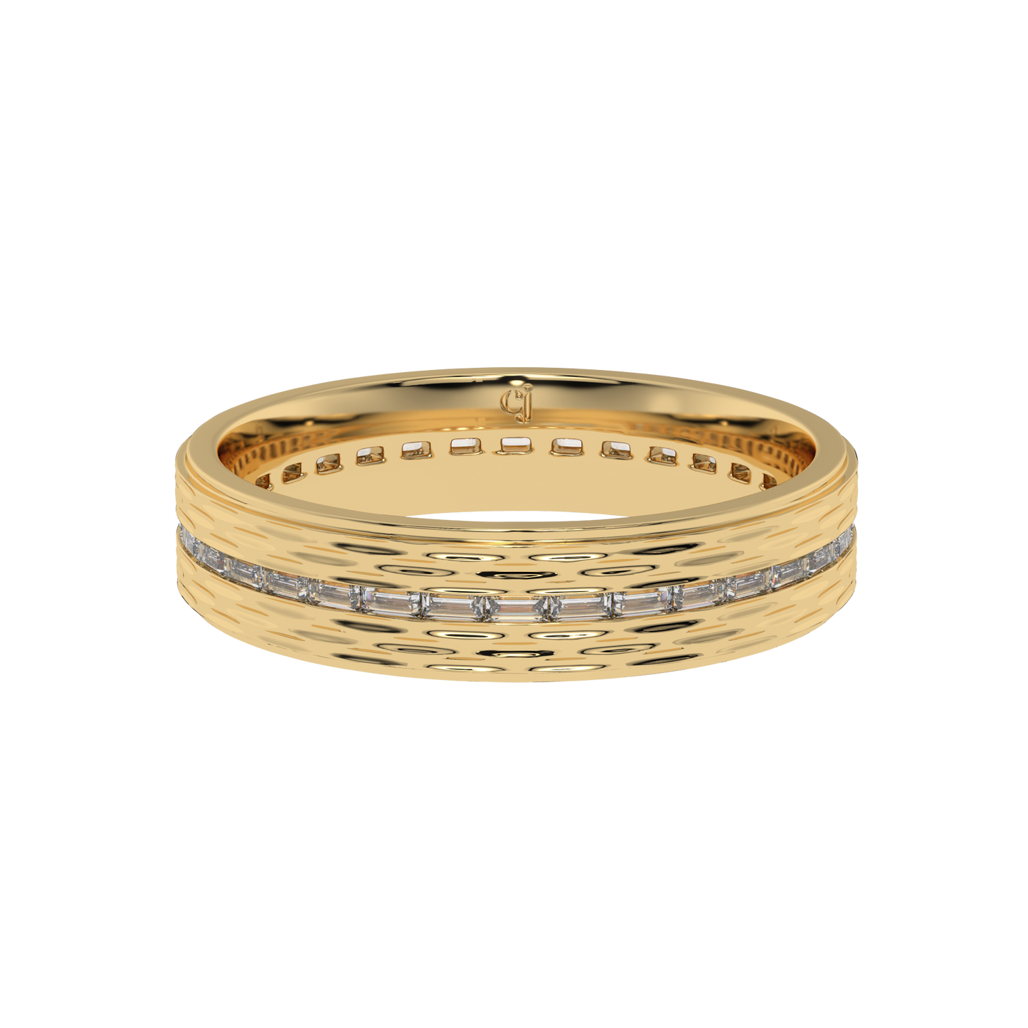 Auric Linea Baguette Band
