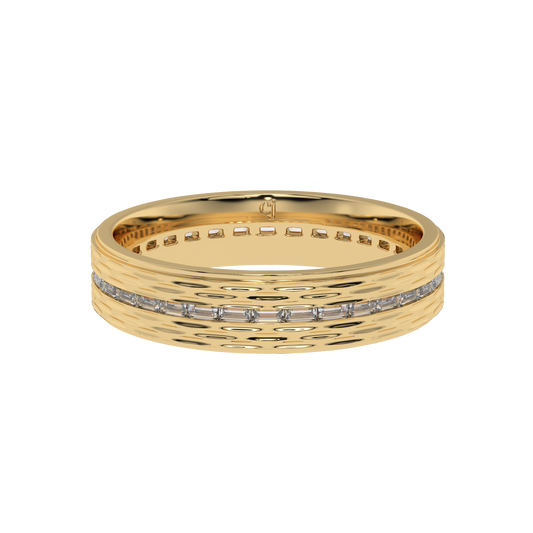 Auric Linea Baguette Band