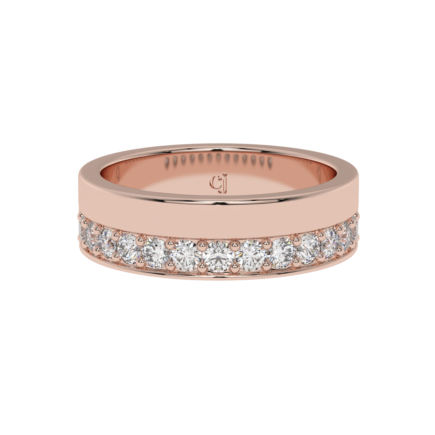 Lustro Channel Diamond Band Caratlink