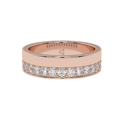 Lustro Channel Diamond Band Caratlink