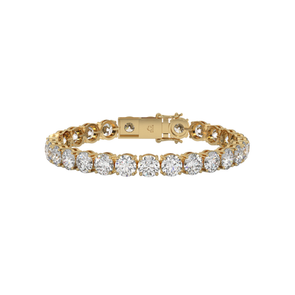 Round Brilliant Diamond Tennis Bracelet Caratlink