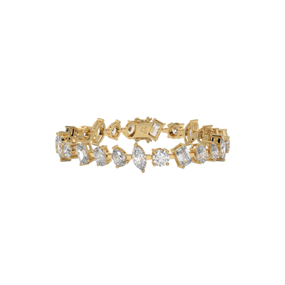 Harmony of Shapes Tennis Bracelet Carat Link Jewels