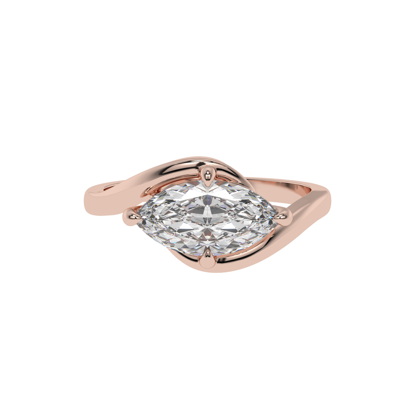 Enchanted Twist Marquise Ring - Caratlink