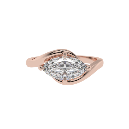 Enchanted Twist Marquise Ring - Caratlink
