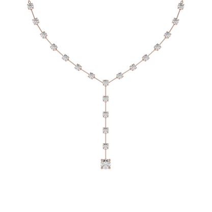 Lunara Diamond Drop Y-Necklace Caratlink