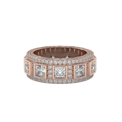 Regal Square Diamond Band