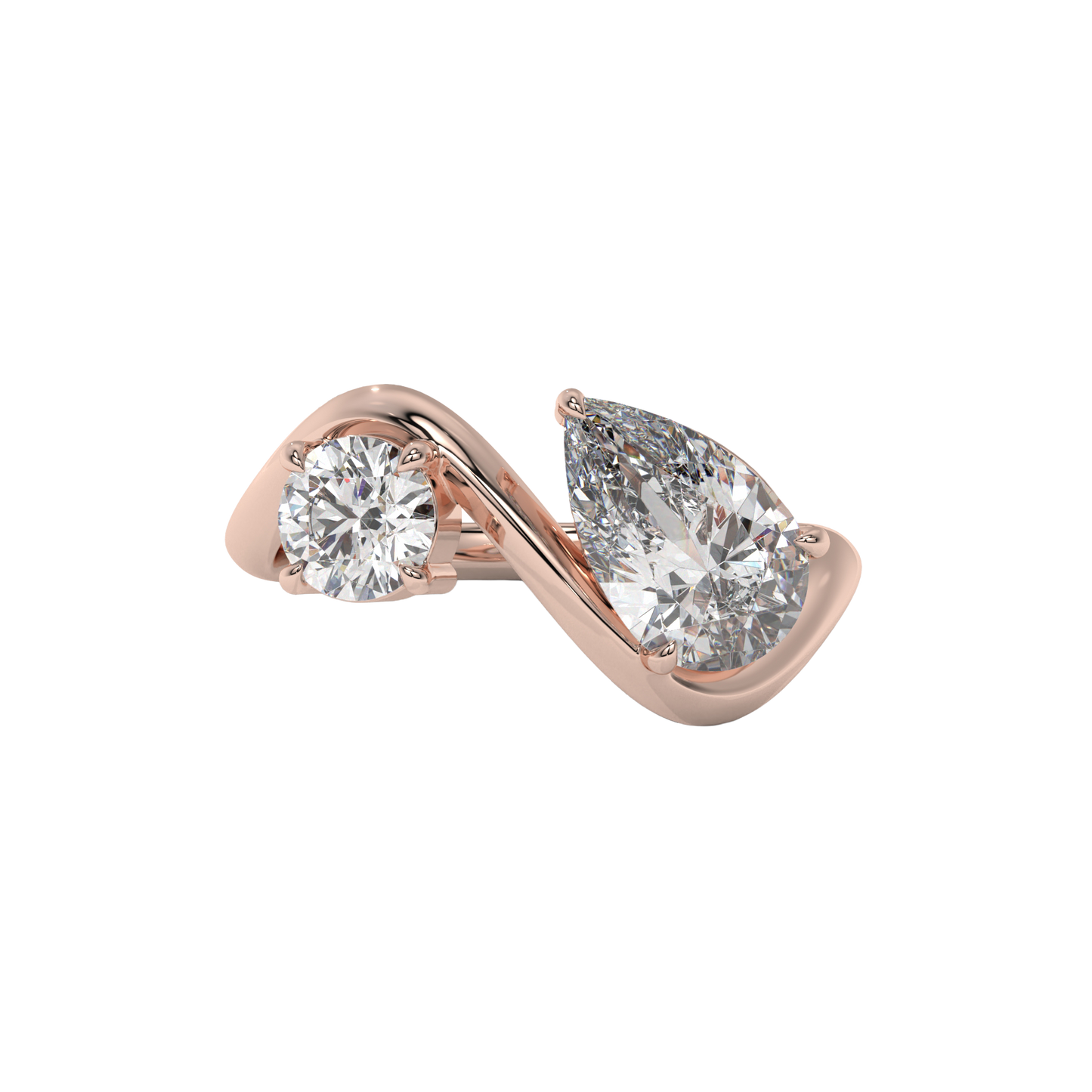 Dual Harmony Diamond Ring