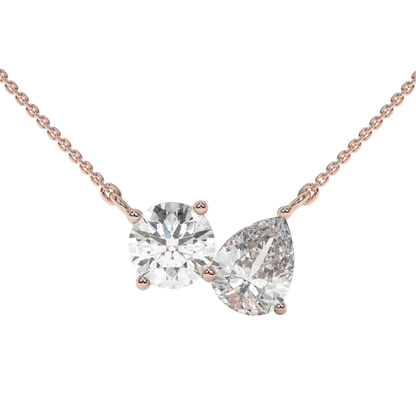 Twin Spark Pendant Necklace CaratLink