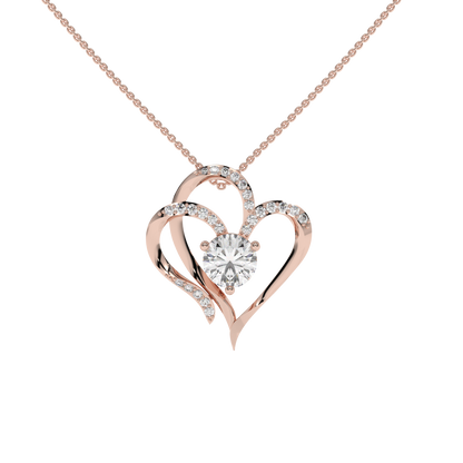 Eternal Heart Pendant Carat Link Jewels