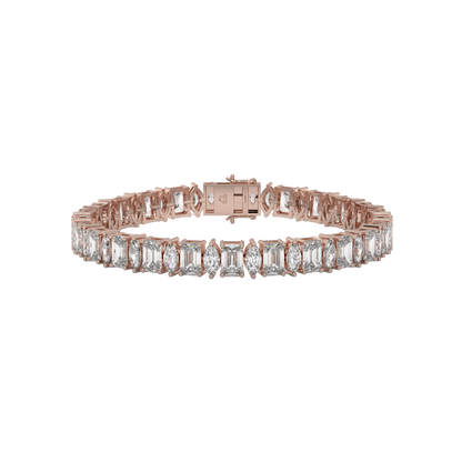 Emerald and Marquise Diamond Bracelet Caratlink