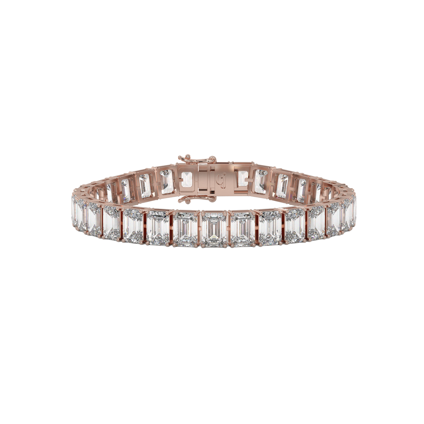 Emerald Illusion Tennis Bracelet CaratLink