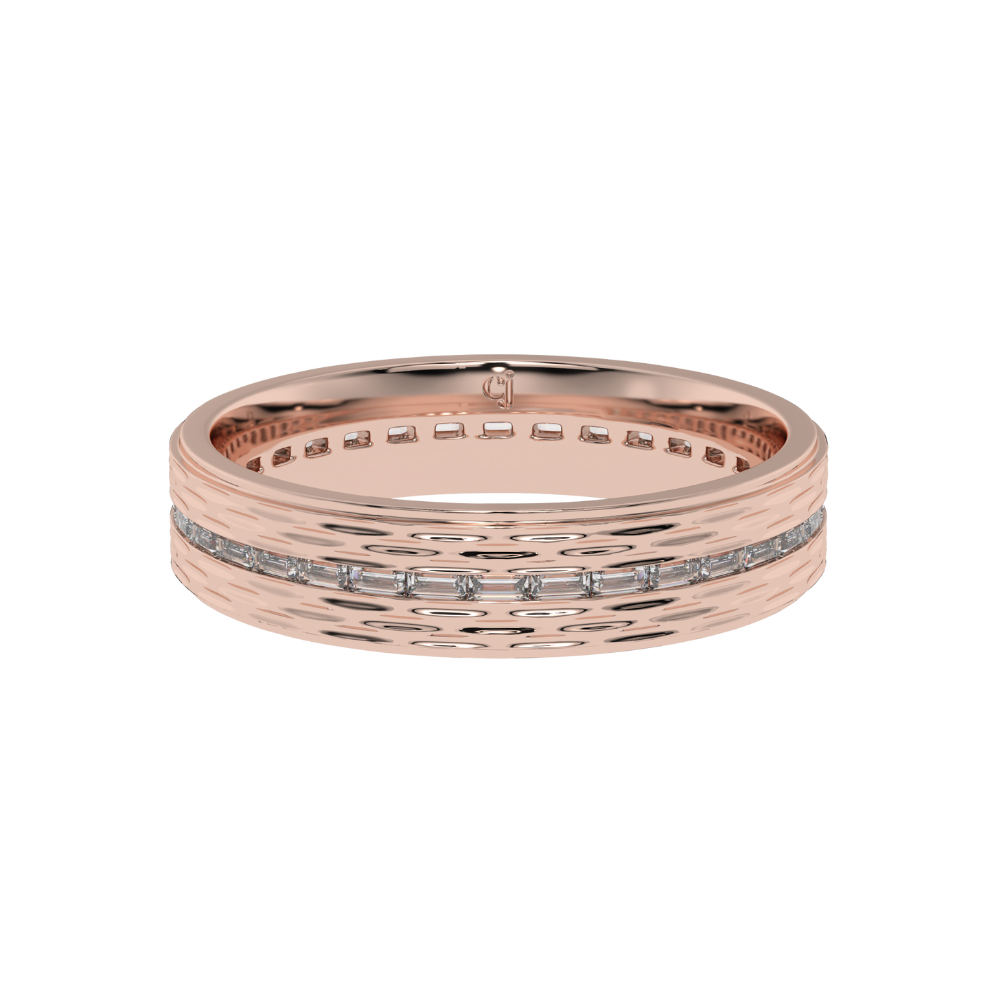 Auric Linea Baguette Band