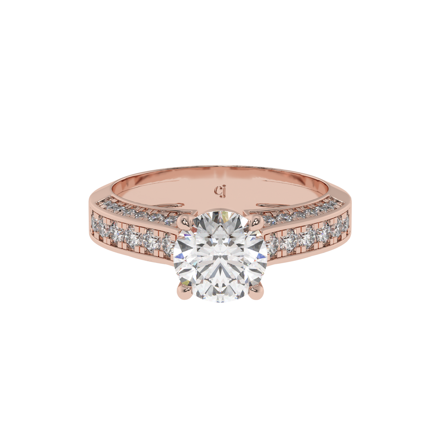 Classic Crown Solitaire Ring - Caratlink