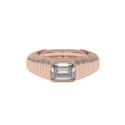 Imperial Edge Emerald Band Ring - Caratlink