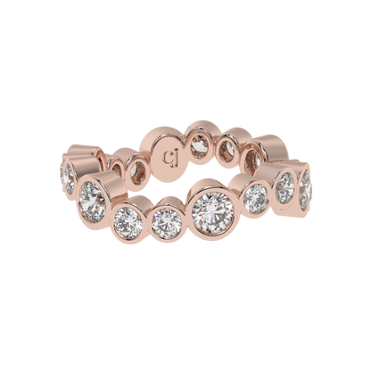 Celeste Bezel Diamond Band Caratlink