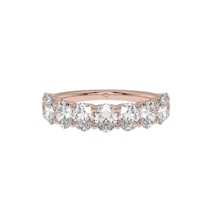 Oval Harmony Diamond iternity band Caratlink