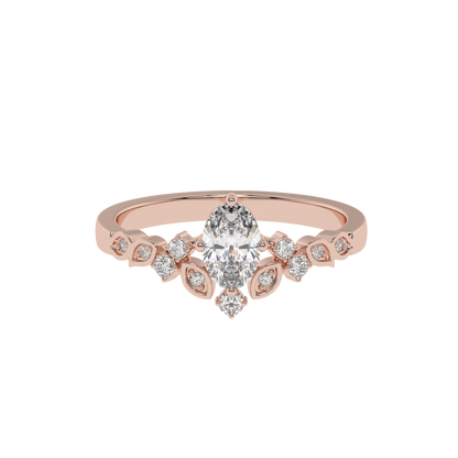 Vintage Tiara Oval Ring - Caratlink