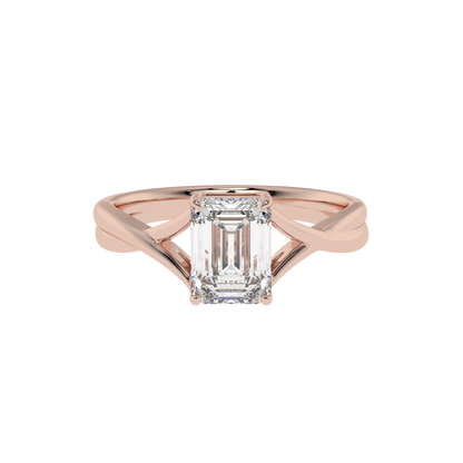 Twisted Harmony Emerald Ring - Caratlink