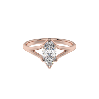 Graceful Marquise Crown Ring - Caratlink