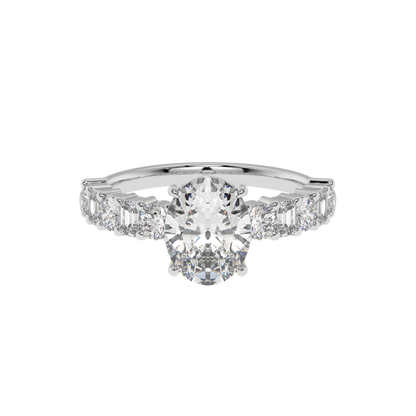 Radiant Symphony OVAL Diamond Ring - Caratlink