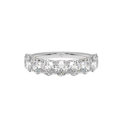 Oval Harmony Diamond iternity band Caratlink