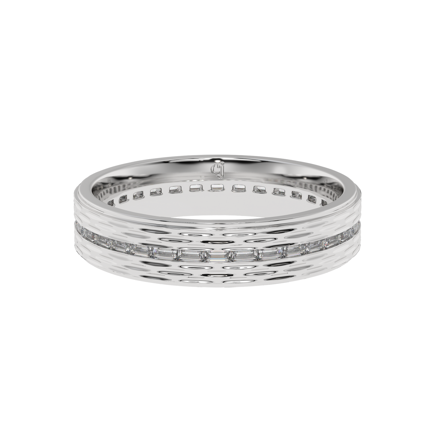 Auric Linea Baguette Band
