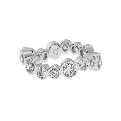 Celeste Bezel Diamond Band Caratlink