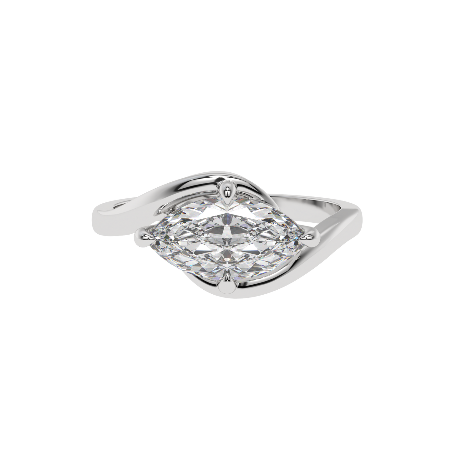 Enchanted Twist Marquise Ring - Caratlink